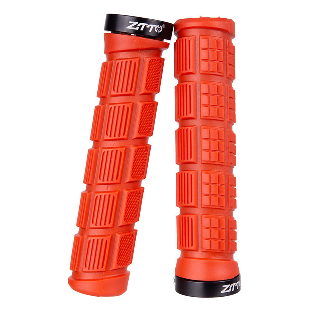 ZTTO AG38 Single-sided Locking Rubber Handlebar Grips MTB Bike Bicycle Handle Grips ZTTO AG38 Single-sided Locking Rubber Handlebar Grips MTB Bike Bicycle Handle Grips